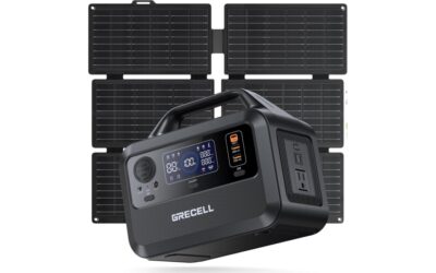 GRECELL Solar Generator with 40W Solar Panel Included,230Wh Portable Power Station Review 2026