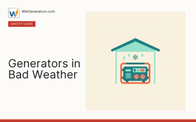 Running a Generator Safely in Rain, Snow, and Storms